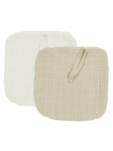 Muslin pacifier holder, Meyco Baby 2 pcs.