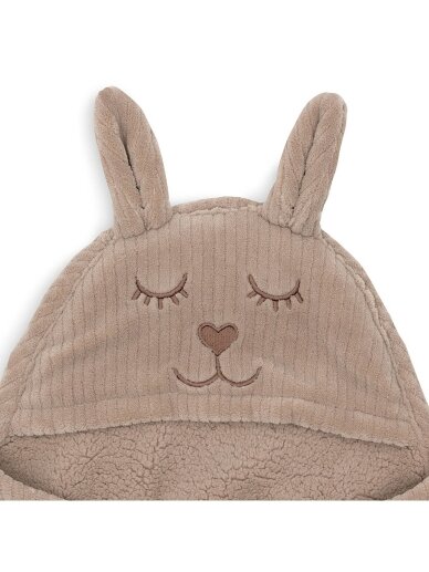 Wrap Blanket - Bunny - Cloudy Rib, Jollein 1 Wrap Blanket - Bunny - Cloudy Rib, Jollein 1