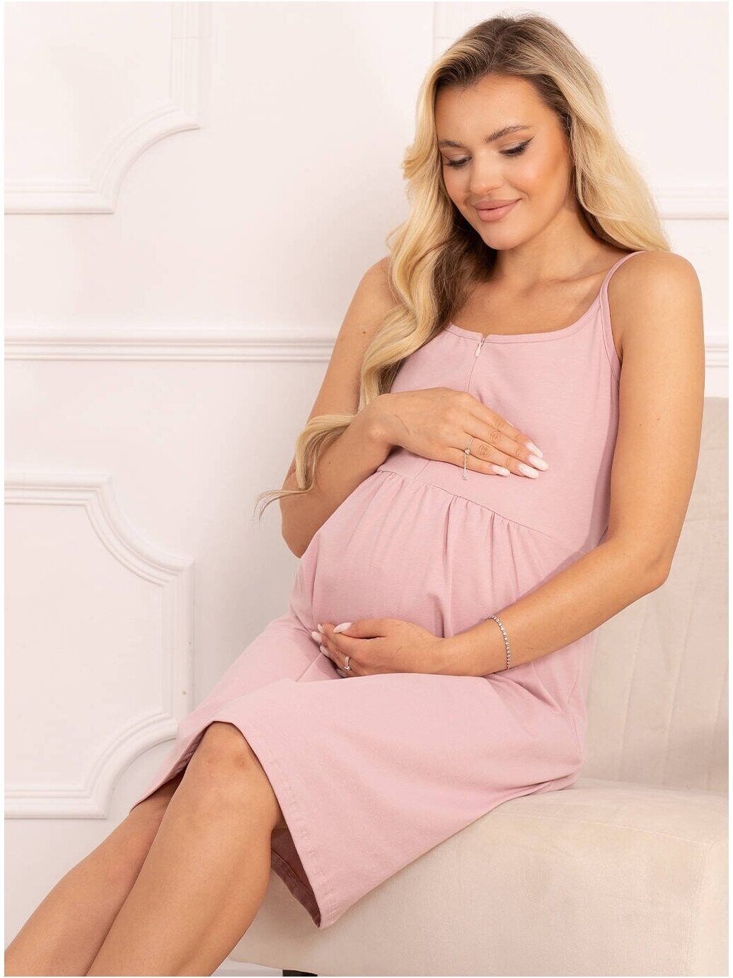 Nightwear for pregnant and nursing, Merry, ForMommy, pink 4 Nightwear for pregnant and nursing, Merry, ForMommy, pink 4