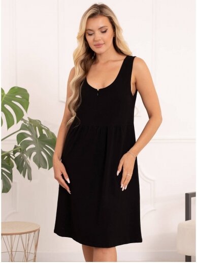 Nightwear for pregnant and nursing Sofia, ForMommy (black)