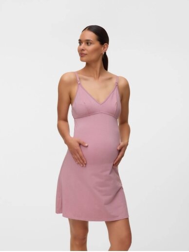 Strappy nighties MLSIFFA Mama;licious (pink) 2