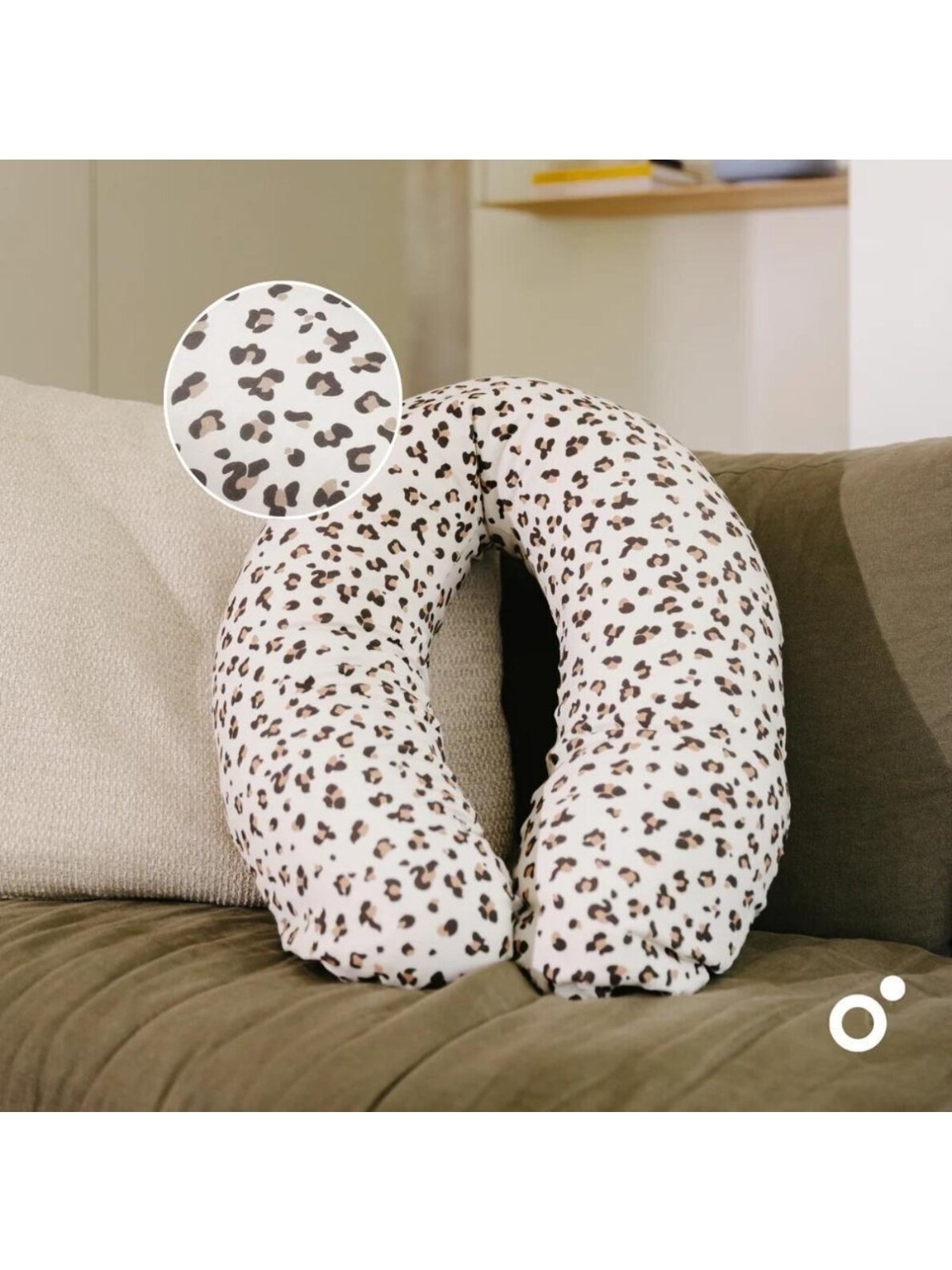 Buddy maternity and nursing pillow, doomoo (Leopard Cream) 1 Buddy maternity and nursing pillow, doomoo (Leopard Cream) 1