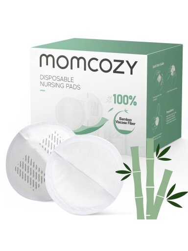 Momcozy bambusest ühekordsed rinnapadjad, 80 tk Momcozy bambusest ühekordsed rinnapadjad, 80 tk