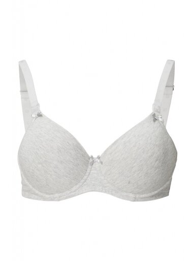 Noppies Nursing bra padded Cotton Melange, Grey