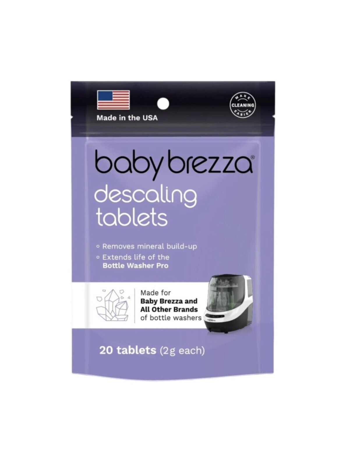 Descaling Tablets for Bottle Washer, 20 pcs, Baby Brezza