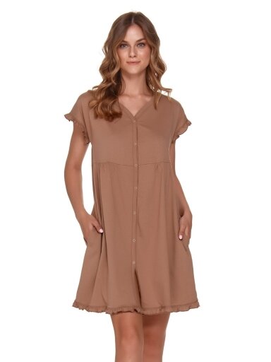 Organic cotton nightdress by DN (wood) Organic cotton nightdress by DN (wood)