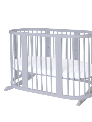 Oval convertible baby crib 9in1 Smart, Ingvart (Grey) Oval convertible baby crib 9in1 Smart, Ingvart (Grey)