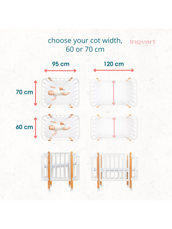Oval convertible baby crib NIKA 5in1, Ingvart (White) (Kopija) 4 Oval convertible baby crib NIKA 5in1, Ingvart (White) (Kopija) 4