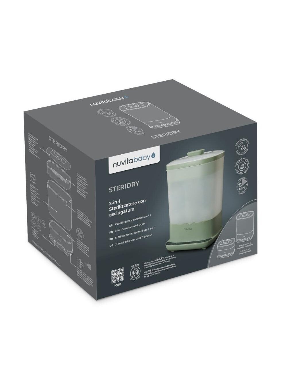 Nuvita sterilizer with drying function Nuvita sterilizer with drying function