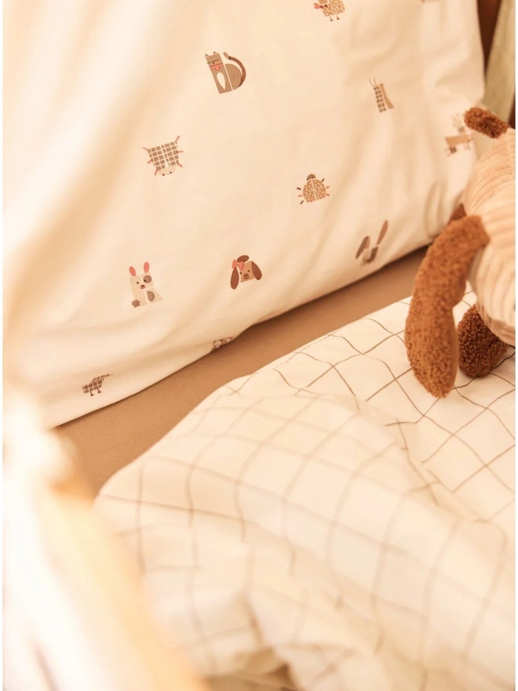Bedding set, 100x135/140, Jollein (Animal friends) 2 Bedding set, 100x135/140, Jollein (Animal friends) 2