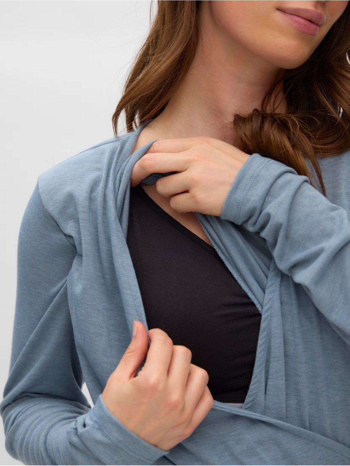 Maternity top MLANABELLA, Mamalicious blue 1 Maternity top MLANABELLA, Mamalicious blue 1