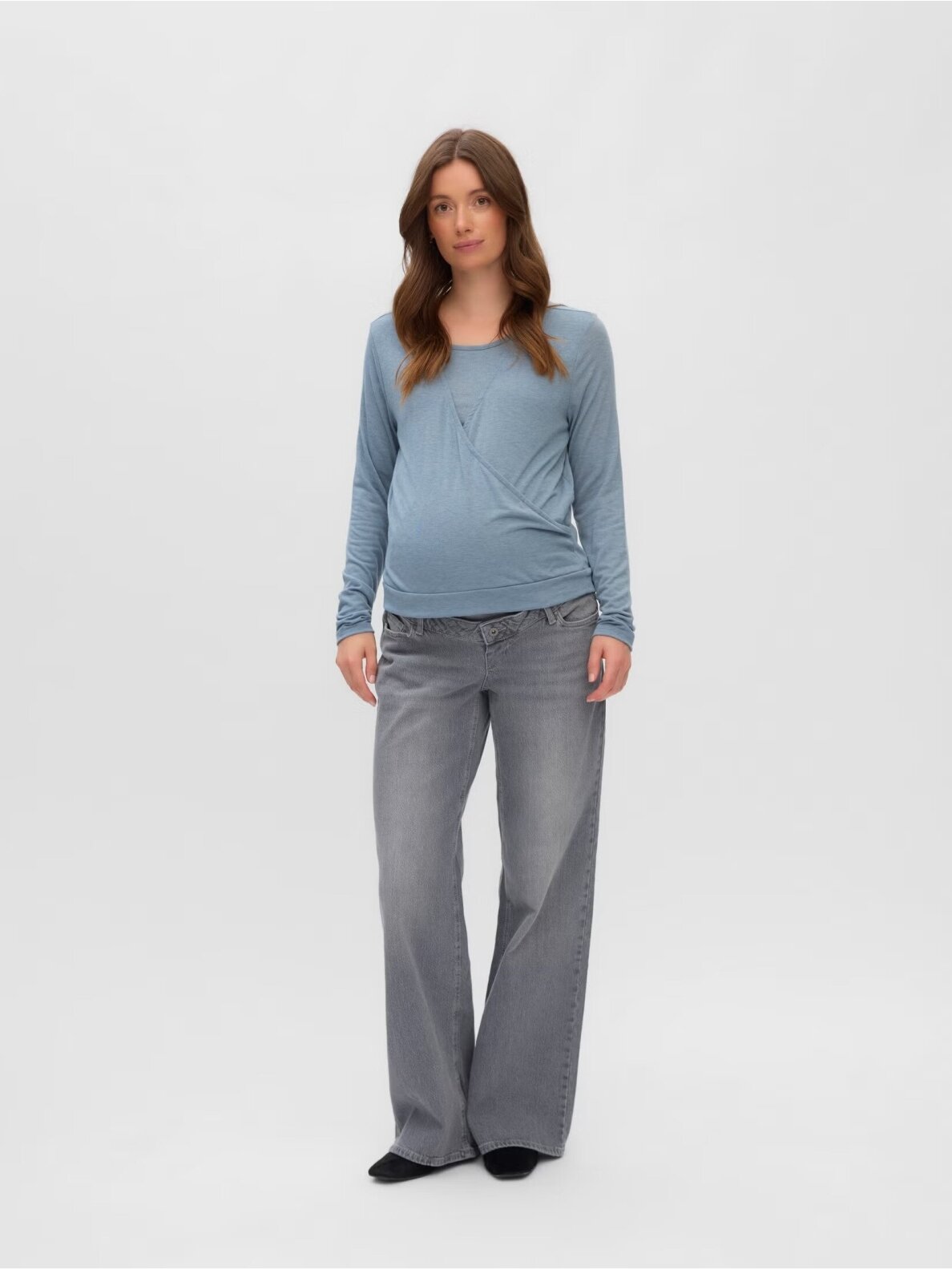 Maternity top MLANABELLA, Mamalicious blue 2