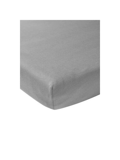 Kummiga voodilina, Grey, 50x90cm, 2 tk.,Meyco Baby