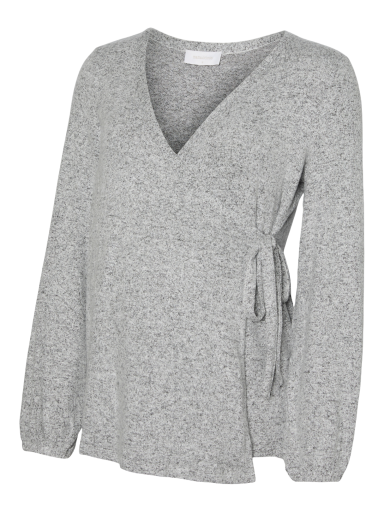 Blouse for pregnant and nursing women MLALICE Mama;licious (Gray)