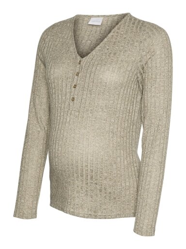 MLPAMMIE Maternity and Nursing Blouse, Mama.licious (Beige) MLPAMMIE Maternity and Nursing Blouse, Mama.licious (Beige)