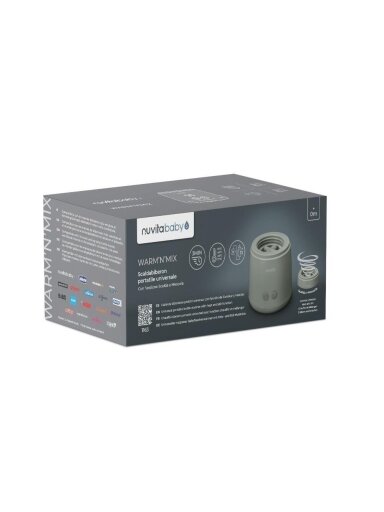 Nuvita portable bottle warmer with Warm and Mix function
