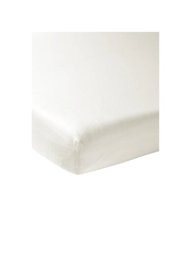 Jersey fitted sheet, 50x90cm 2pcs, Meyco Baby Off white 1 Jersey fitted sheet, 50x90cm 2pcs, Meyco Baby Off white 1