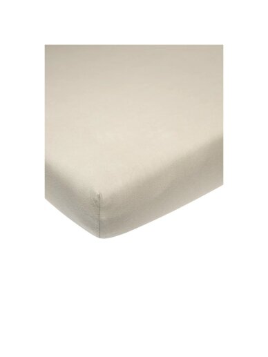 Jersey fitted sheet, 50x90cm, Meyco Baby (Sand) Jersey fitted sheet, 50x90cm, Meyco Baby (Sand)