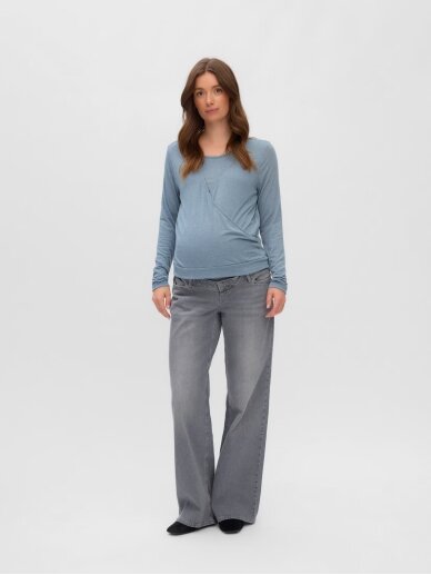 Maternity top MLANABELLA, Mamalicious blue 2