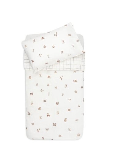 Bedding set, 100x135/140, Jollein (Animal friends) Bedding set, 100x135/140, Jollein (Animal friends)