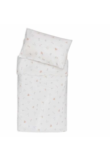 Bedding set, 100x135/140, Jollein (Lovely birds)
