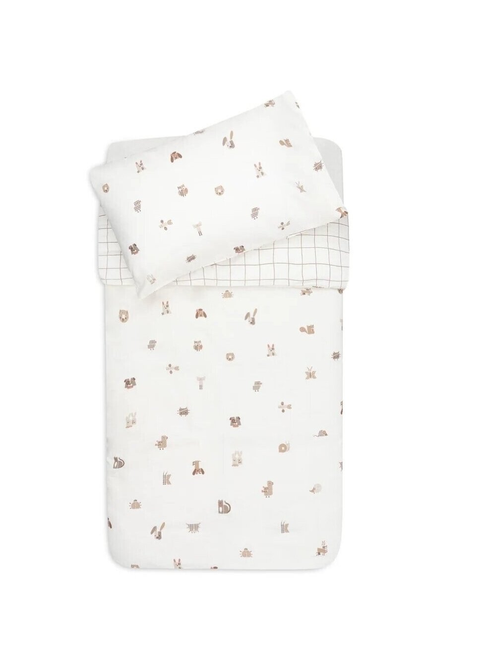 Bedding set, 100x135/140, Jollein (Animal friends) Bedding set, 100x135/140, Jollein (Animal friends)