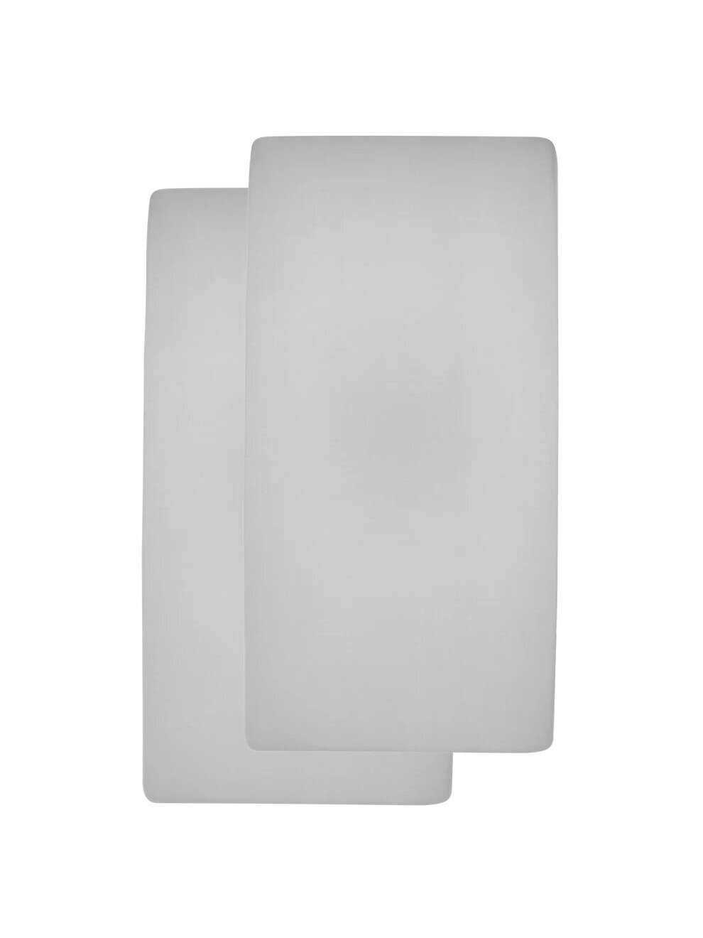 Jersey fitted sheet, 40x80/90cm 2pcs, Meyco Baby Light grey Jersey fitted sheet, 40x80/90cm 2pcs, Meyco Baby Light grey