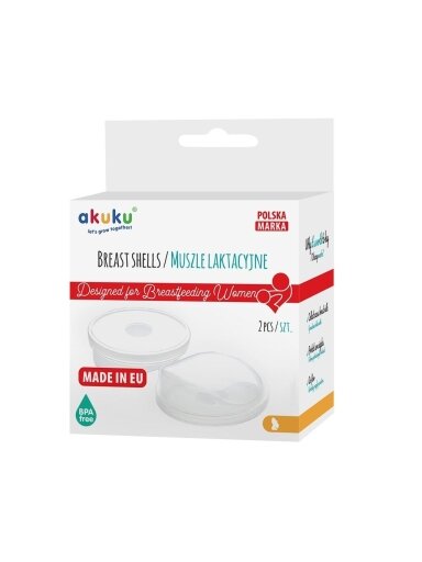 Breast shells, 2 pcs. by Akuku