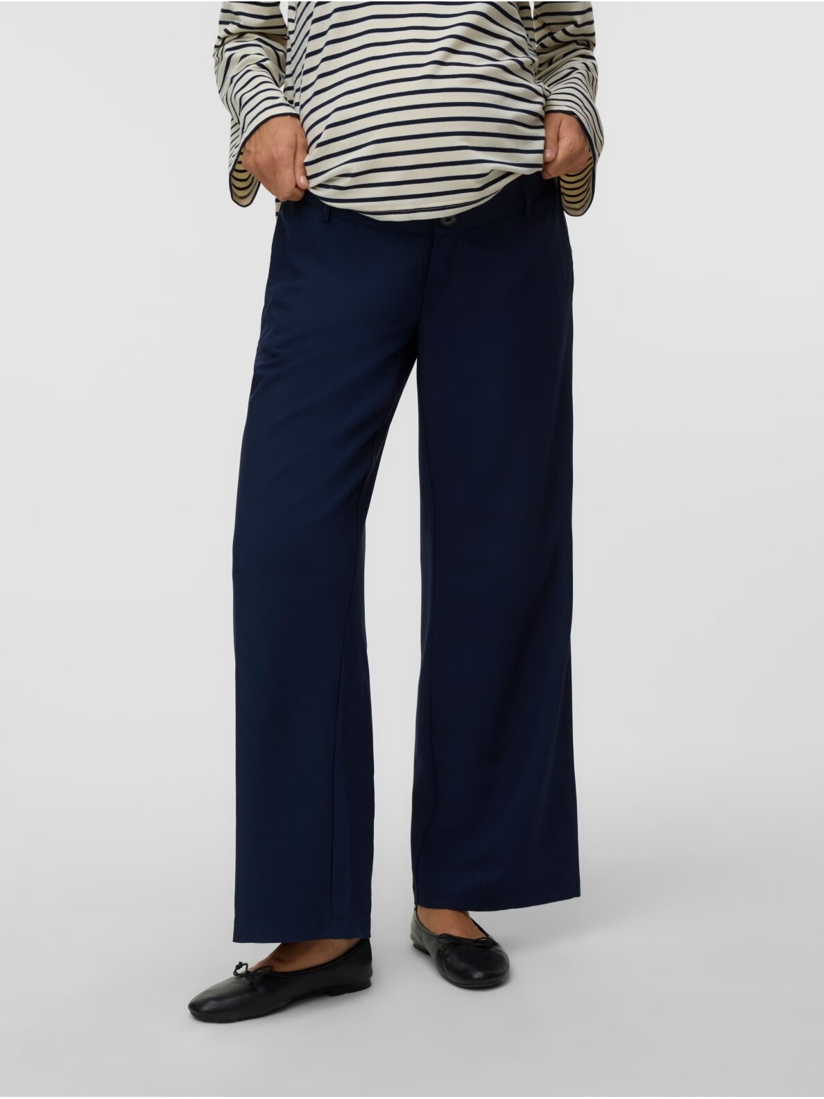 Maternity pants MLOUISA, Mama;licious (Blue) 1
