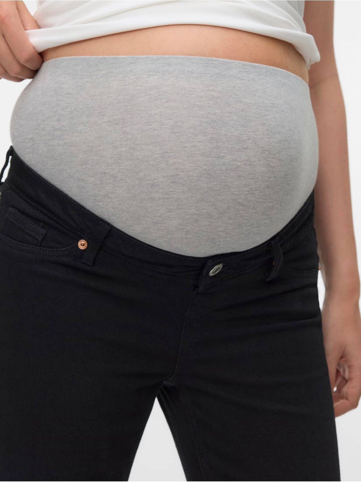 Wide maternity jeans VMMTESSA, Vero Moda (Black) 2 Wide maternity jeans VMMTESSA, Vero Moda (Black) 2