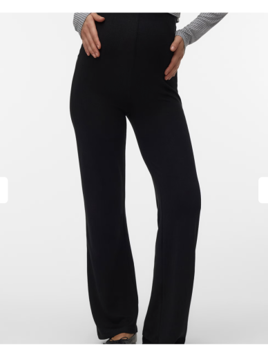 Flared maternity trousers VMMELLA, Mamalicious (Black) Flared maternity trousers VMMELLA, Mamalicious (Black)