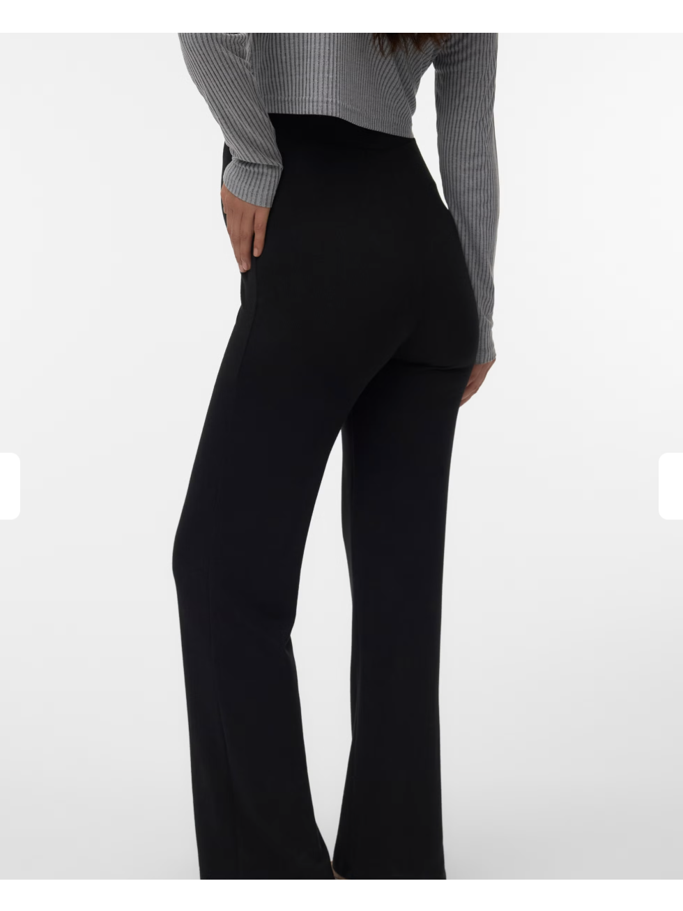 Flared maternity trousers VMMELLA, Mamalicious (Black) 1 Flared maternity trousers VMMELLA, Mamalicious (Black) 1