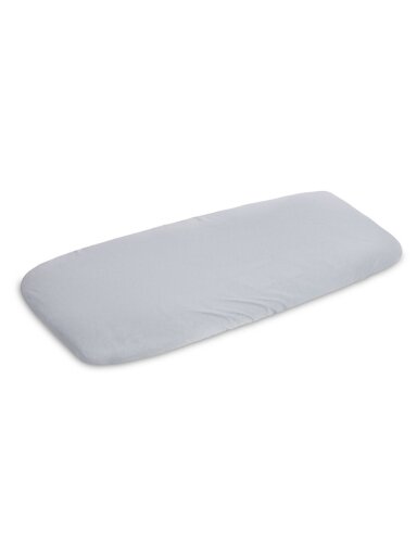 Bamboo crib sheet SILLO 90x40cm Grey