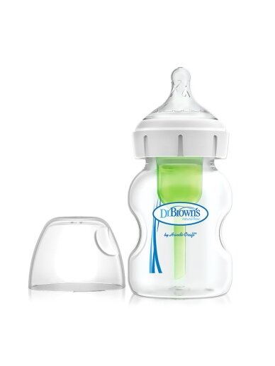 Dr. Brown’s Options+ Wide-Neck Feeding Bottle, 150 ml, WB51600