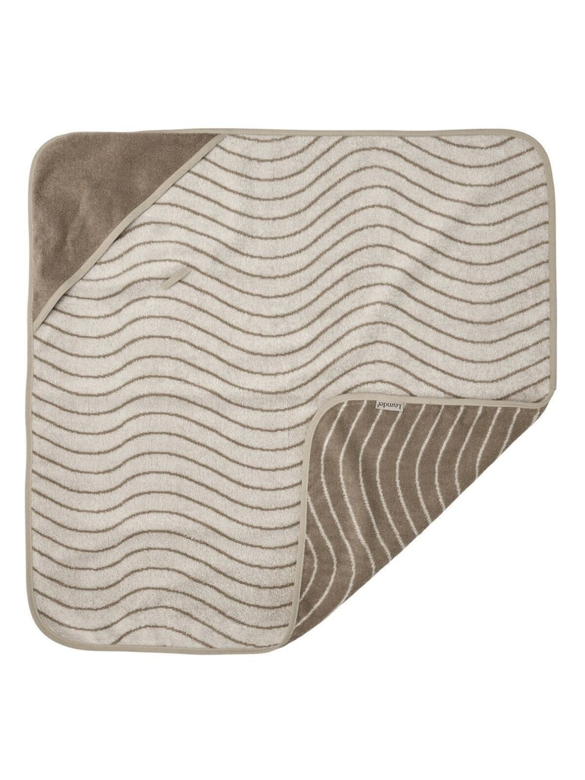 Hooded towel 80x80 cm, Leander (Woodland Cappuccino) 1 Hooded towel 80x80 cm, Leander (Woodland Cappuccino) 1