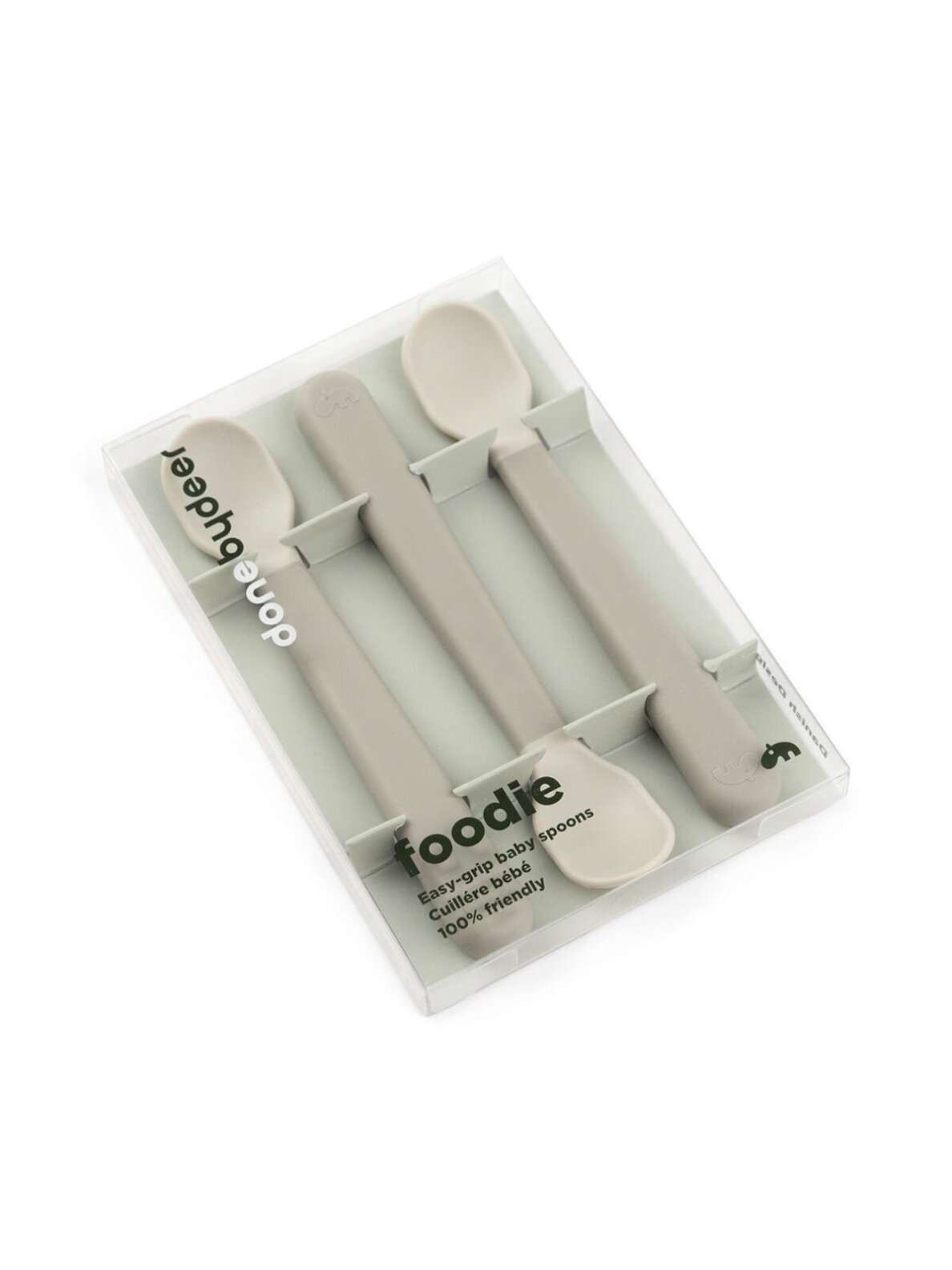 Foodie baby spoons, 3-pack, Done by Deer (Sand) 2 Foodie baby spoons, 3-pack, Done by Deer (Sand) 2
