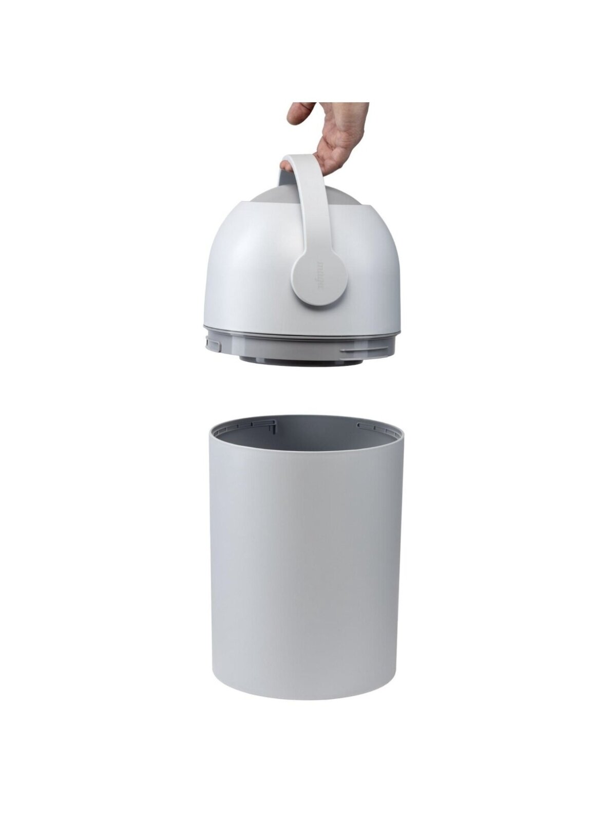 Majestic diaper pail, Magic (Light Grey) 1 Majestic diaper pail, Magic (Light Grey) 1