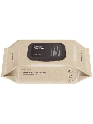 Mother-K Wet Wipes PREMIUM, 70 pcs