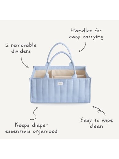 Diaper Caddy Organizer Pastel Blooms, Mushie 2 Diaper Caddy Organizer Pastel Blooms, Mushie 2