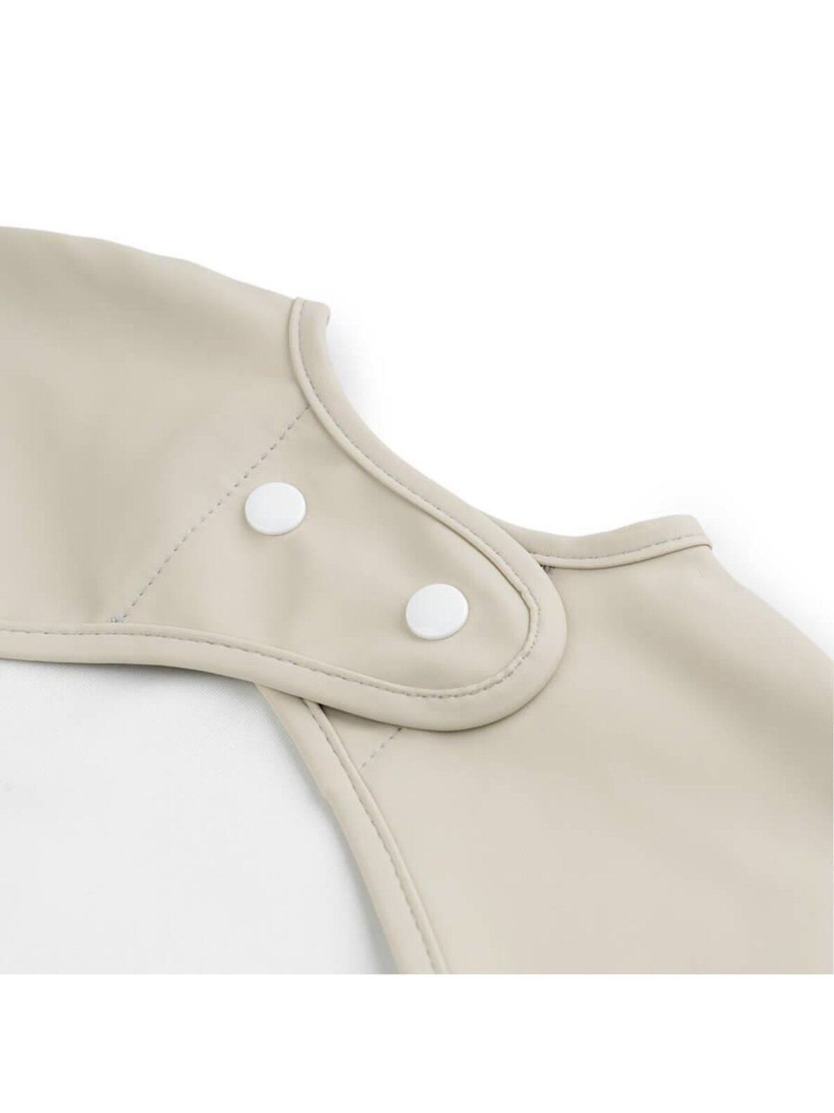 Sleeved pocket bib, Done by Deer (Deer Friends Sand) 2 Sleeved pocket bib, Done by Deer (Deer Friends Sand) 2