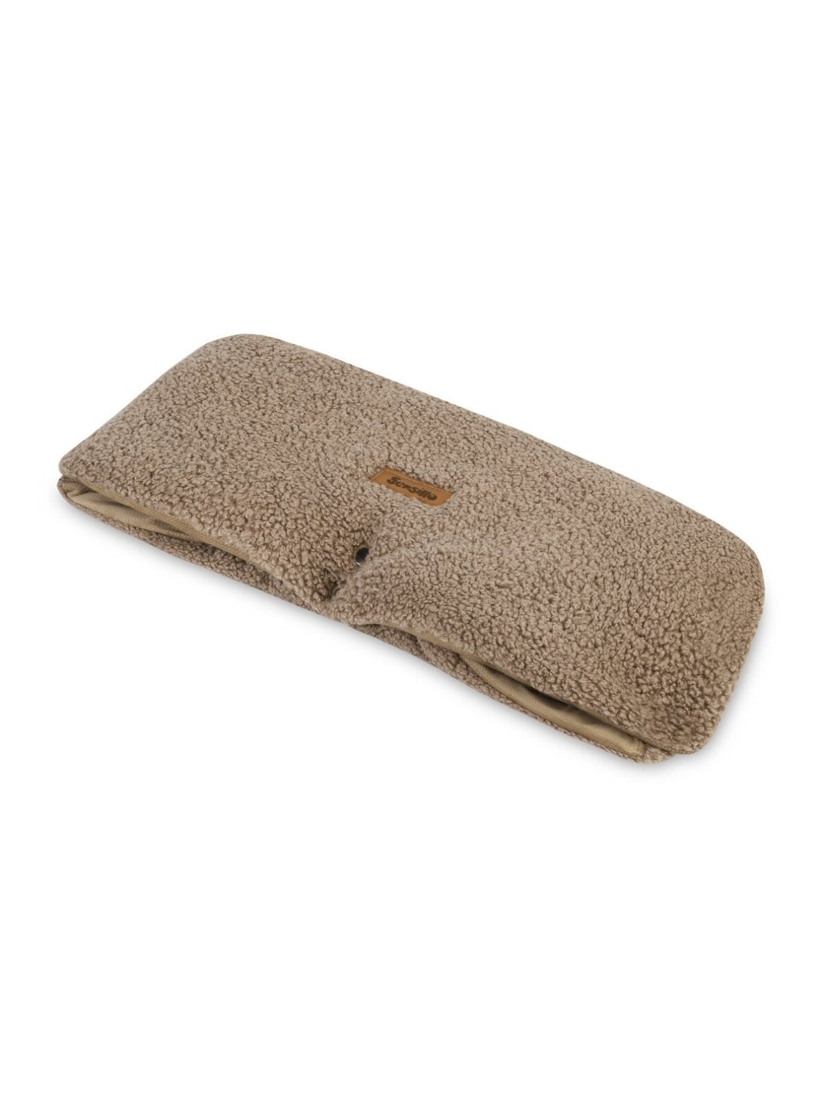 Sensillo Stroller Muff Boucle, Dark Beige
