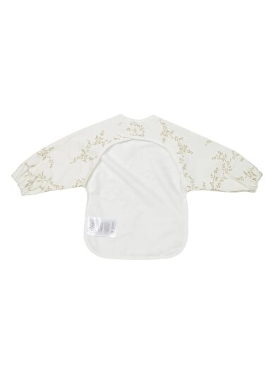 Long-sleeved bib Branches sand, 9-18m., Meyco Baby 1