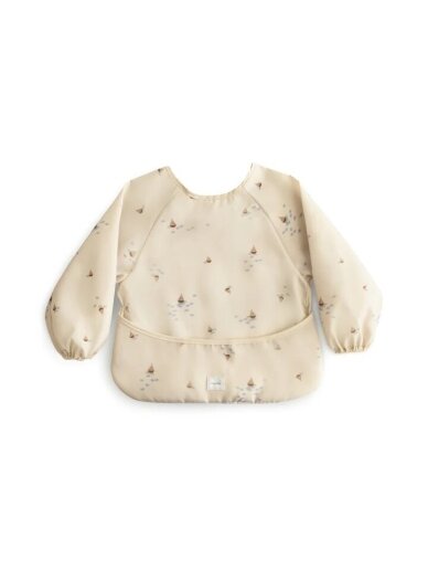 Long-sleeved bib Mushie (Boats) Long-sleeved bib Mushie (Boats)