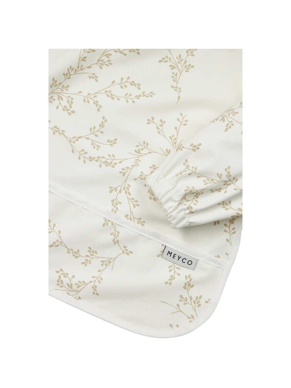 Long-sleeved bib Branches sand, 9-18m., Meyco Baby 3