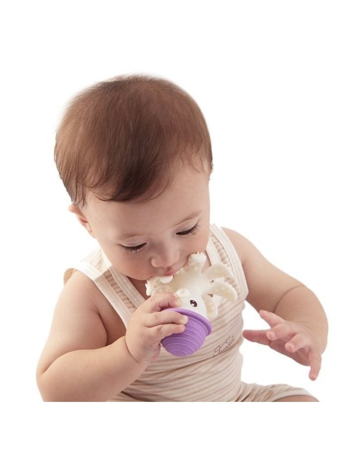 Ollie Octopus Silicone Teether, Pink, Mombella 2 Ollie Octopus Silicone Teether, Pink, Mombella 2