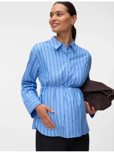 Blue striped maternity shirt Blue striped maternity shirt