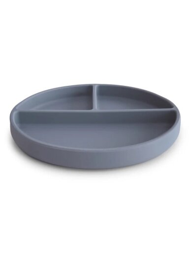 Silicone non-stick plate 6m+, Mushie  (Tradewinds) 1