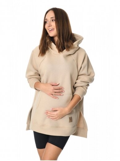 Maternity sweatshirt 2in1 Stella Beige, Mija Maternity sweatshirt 2in1 Stella Beige, Mija
