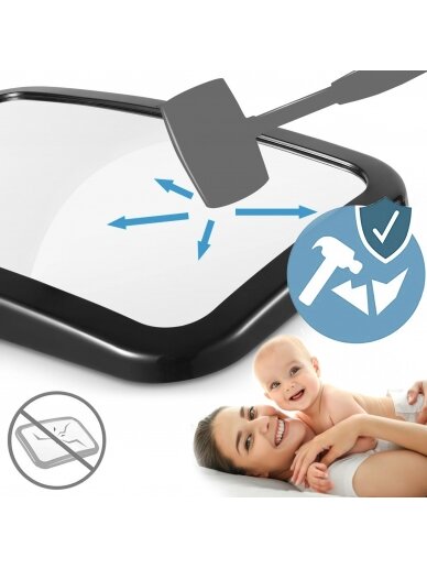 Jälgimispeegel Sipo SBS-SM30, must 5 Jälgimispeegel Sipo SBS-SM30, must 5