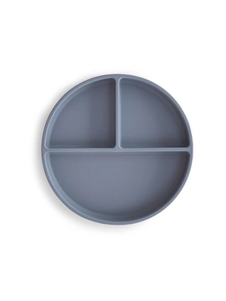 Silicone non-stick plate 6m+, Mushie (Tradewinds) Silicone non-stick plate 6m+, Mushie (Tradewinds)